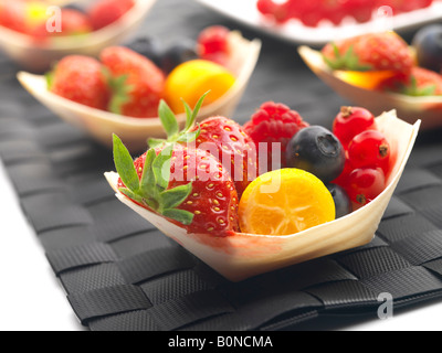 Bols de fruits Banque D'Images