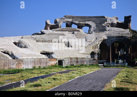 Amphithéâtre, Santa Maria Capua Vetere, province de Caserte, Campanie, Italie Banque D'Images