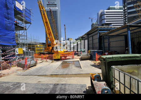 Site de construction sur la rue Orchard Singapore Banque D'Images