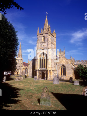 Evesham - Le 13ème siècle les églises de tous les Saints St Lawrence Banque D'Images