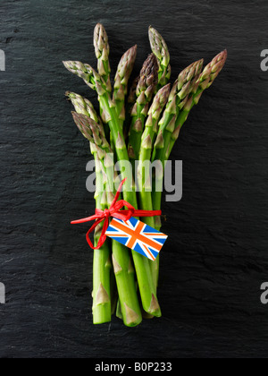 Des tas d'asperges britannique Banque D'Images