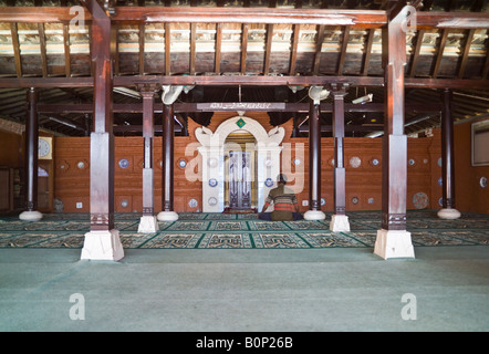 Salle de prière Masjid extra-Panjunan, Solo, Java, Indonésie Banque D'Images