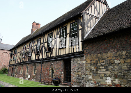 Façade de l'hôtel Merchant Adventurers Hall médiéval un guild hall York North Yorkshire england uk Banque D'Images