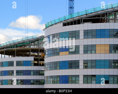 Le nouveau développement de l'hôpital à l'Hôpital Queen Elizabeth de Birmingham Selly Oak UK Banque D'Images