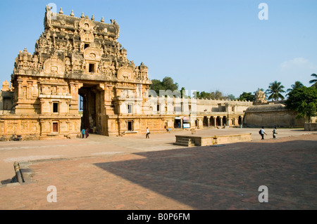 Le grand temple de Thanjavur Banque D'Images