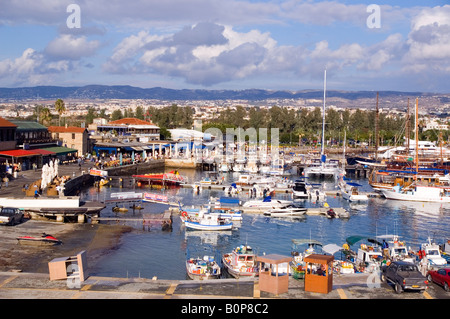 Port de Pafos, Chypre Banque D'Images