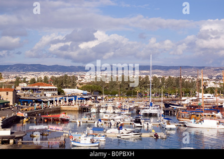 Port de Pafos, Chypre Banque D'Images