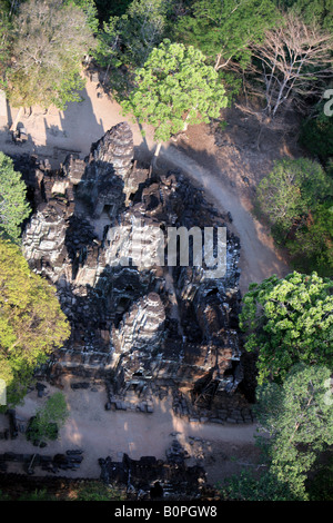 Vue aérienne de Ta Som temple bouddhiste du 12ème siècle Banque D'Images