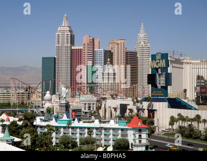 New York New York casino and hotel, Las Vegas, Nevada USA. Banque D'Images