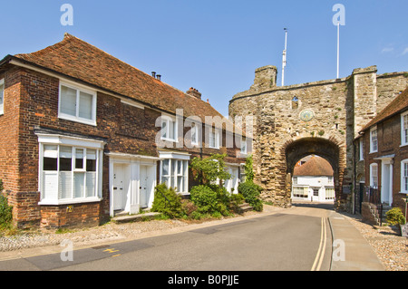 L'architecture typique de seigle - Regard sur l'Land Gate de Hilders Cliff Road. Banque D'Images