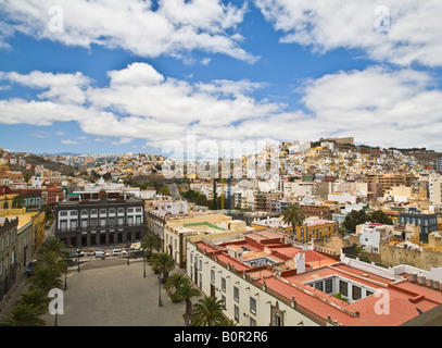 Vue sur Las Palmas de Grande Canarie Cathédrale Santa Ana Banque D'Images