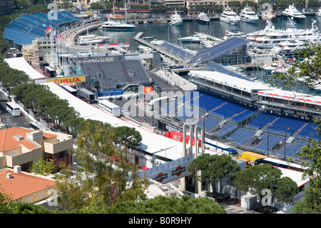 Préparation pour le grand prix de Formule 1, Monaco, sud de la france Banque D'Images