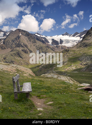 Dosegu Glacier de Gavia Pass, Alpes Italiennes Banque D'Images