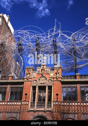 Fundació Antoni Tàpies Art museum dans Eixample Barcelone Catalogne Espagne Banque D'Images