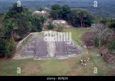 Les ruines Maya de Xunantunich, près de la ville de San Ignacio, Cayo District, dans l'ouest de Belize Banque D'Images