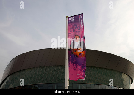 Le Liverpool Echo Arena et centre de conférences BT dans la région de Albert Dock de Liverpool, le long de la Rivière Mersey Banque D'Images