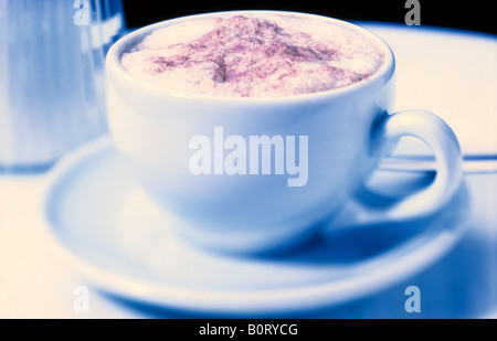 Cappuccino tasse à café Banque D'Images