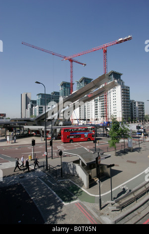 Vauxhall Cross bus station terminus le deuxième point de la station de bus à Londres Banque D'Images