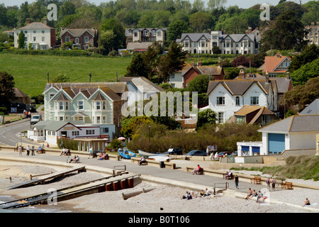 Situé sur la baie d'eau douce le sud de l'île Ile de Wight Angleterre UK Banque D'Images