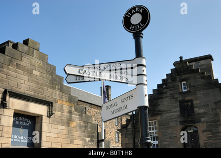 Royal Scots Regiment Museum, Château d'Edimbourg Banque D'Images