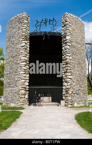 L'agonie mortelle catholique du Christ chapelle en camp de concentration de Dachau, en Bavière, Allemagne Banque D'Images