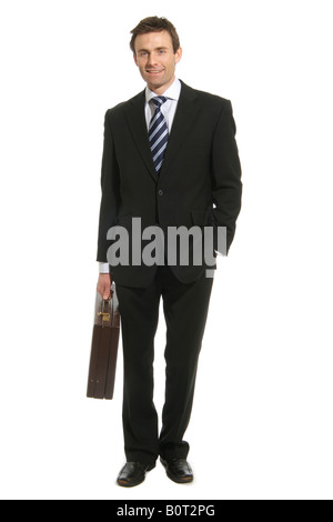 Businessman with briefcase Banque D'Images