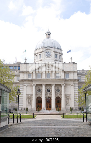 Les édifices gouvernementaux sur Merrion Square à Dublin en Irlande Banque D'Images