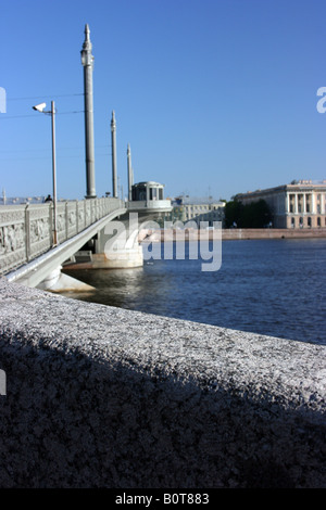 Le Blagoveshchensky Bridge, Saint-Pétersbourg, Russie Banque D'Images