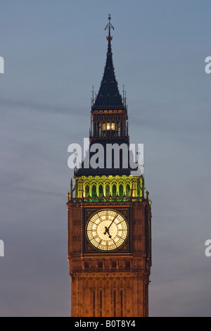 Big Ben Londres au crépuscule Banque D'Images