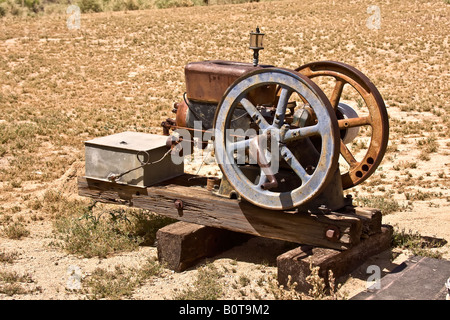 Ancienne pompe à eau de la machine pour une utilisation dans la mine. Banque D'Images