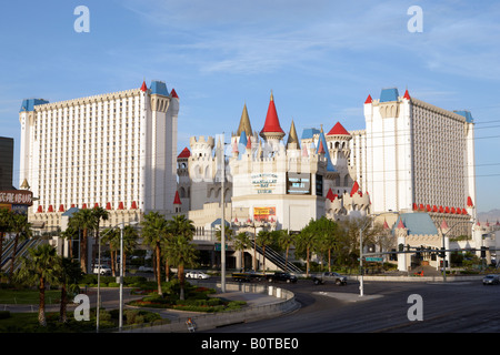 Excalibur Hotel Casino à Las Vegas NEVADA USA Banque D'Images