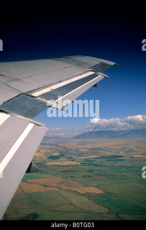 Sur les terres de pâturage près de Bozeman MONTANA Du Sud Banque D'Images