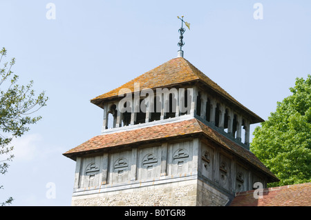 L'église St Andrews Meonstoke Hampshire UK Banque D'Images