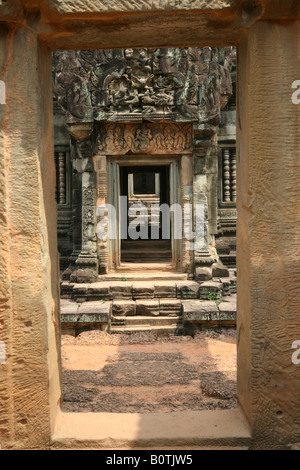 Banteay Samre. Construit au milieu du xiie siècle par Suryavarman 2ème. Près de Angkor Wat Cambodia Banque D'Images