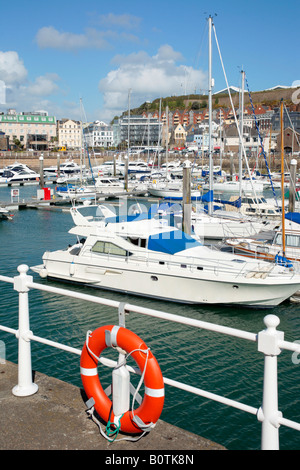 Albert Harbour à Saint-hélier sur l'île de Jersey Banque D'Images