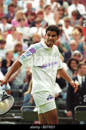 Champion mens Wimbledon Pete Sampras en 1993 Banque D'Images