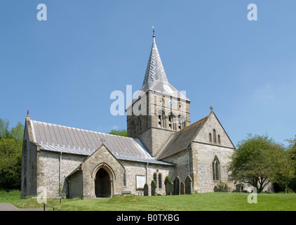 L'église paroissiale de tous les Saints, à l'Est Meon, Hampshire dans le diocèse de Portsmouth Banque D'Images