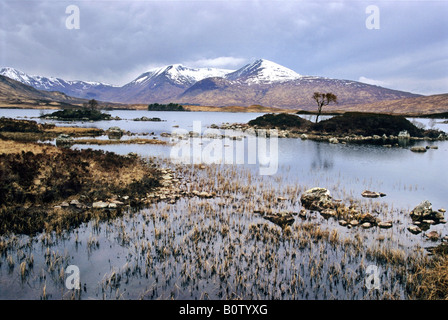 Lochan Na H-Achlaise, Glencoe, Ecosse Banque D'Images