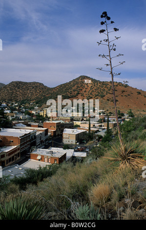 Bisbee, Arizona, USA. Sommaire des centre-ville. Paysage semi-arides Banque D'Images