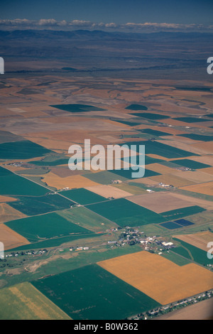 Sur les terres de pâturage près de Bozeman MONTANA Du Sud Banque D'Images