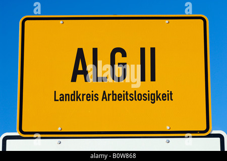 2 ALG, chômage allemand Banque D'Images