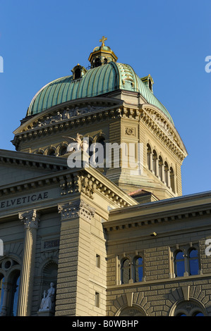 Bundeshaus Palais fédéral ou de la Suisse à Berne, capitale de la Suisse, de l'Europe Banque D'Images