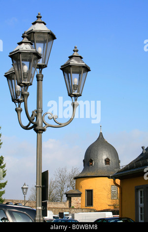 Palais de Montabaur, elite education centre ville de Montabaur, monument, Westerwald, en Rhénanie du Nord-Westphalie, Allemagne Banque D'Images