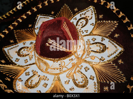 Sombrero, Close up, l'espagnol Festival, Melbourne, Victoria, Australie Banque D'Images