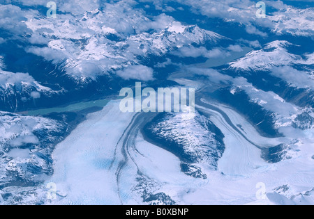 Campos de Hielo Norte, glacier dans North-Patagonia, Laguna de San Rafael, le Chili, la Patagonie, le Parc National Torres del Paine Banque D'Images