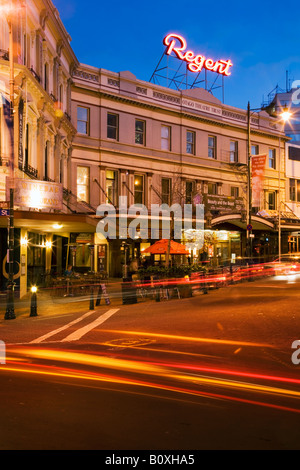 Regent Theatre Bars et Cafés Octagon Dunedin ile sud Nouvelle Zelande Banque D'Images