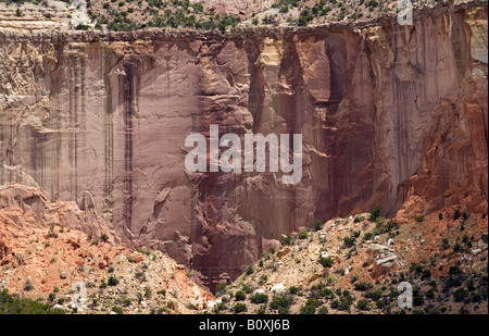 La rivière Chama Rock face Banque D'Images