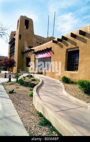 New Mexico Museum of Art à Santa Fe New Mexico Banque D'Images