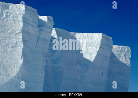 La plate-forme de glace de l'Antarctique à bord du soleil, l'Antarctique, mer de Weddell, Suedpolarmeer Banque D'Images