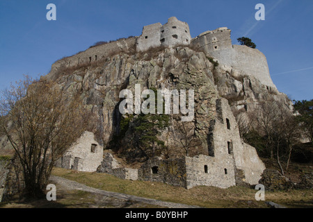 Hohentwiel Fortress près de Singen, Hegau, ruine du château de phonolite, volcan éteint, l'Allemagne, Bade-Wurtemberg, Hegau Banque D'Images